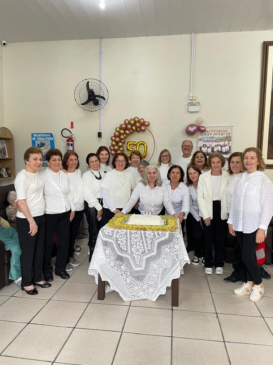 Comemoração 50 Anos grupo de voluntárias Asilo Irmão  Joaquim