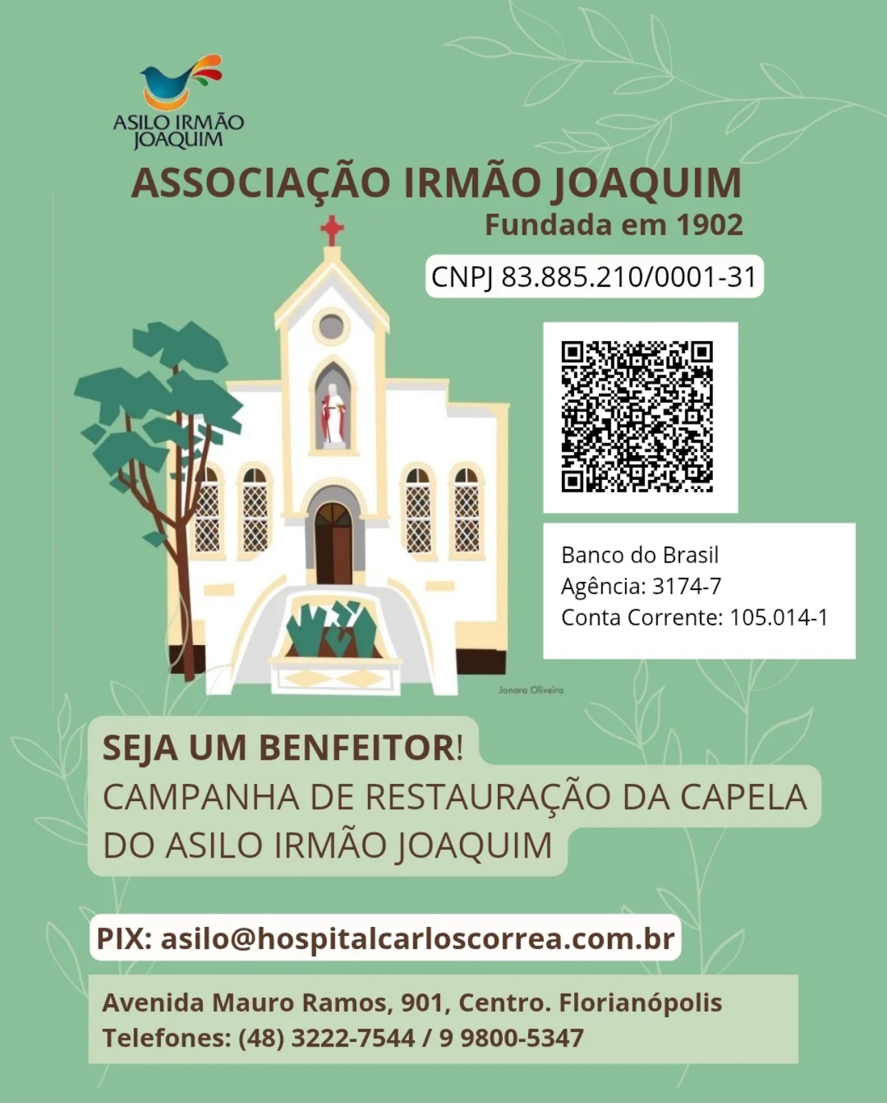 Seja um benfeitor. Juntos, podemos fazer a diferença!